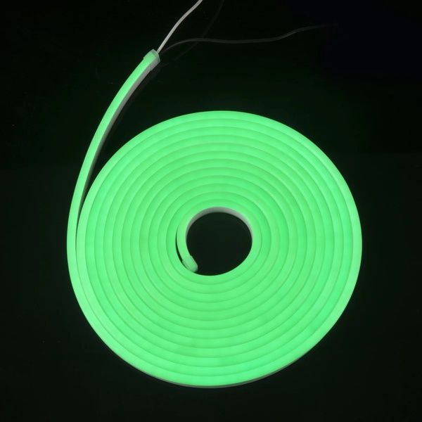 Світлодіодний неон 6x12 IP68 12V Green (Зелений) 7771447 фото