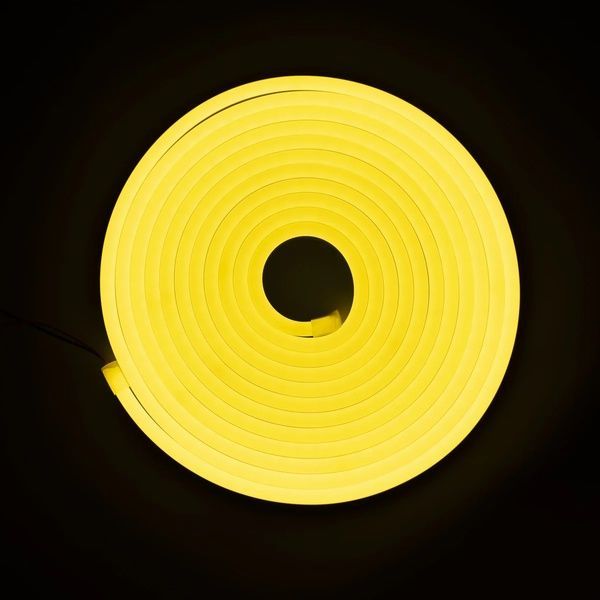 Світлодіодний неон 6x12 IP68 12V Yellow (Жовтий) 7771449 фото