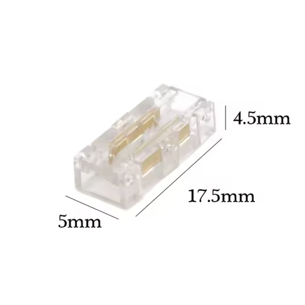 Конектор для LED стрічки COB прямий 4мм 7771427 фото