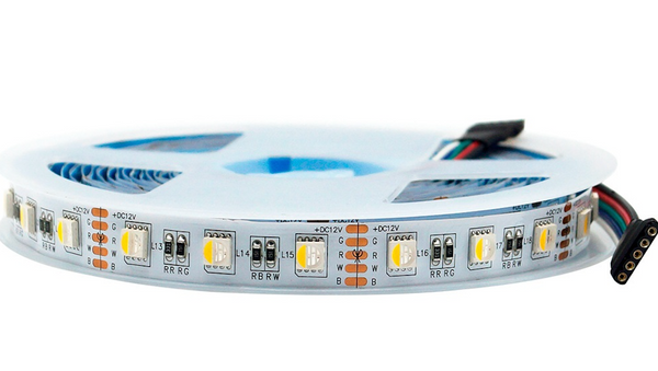 LED стрічка OLEDIM ST-5050-60-IP20-RGB+4000K-12V 7771386 фото