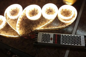 Как правильно подключить светодиодную ленту к блоку питания 12V или 24V фото