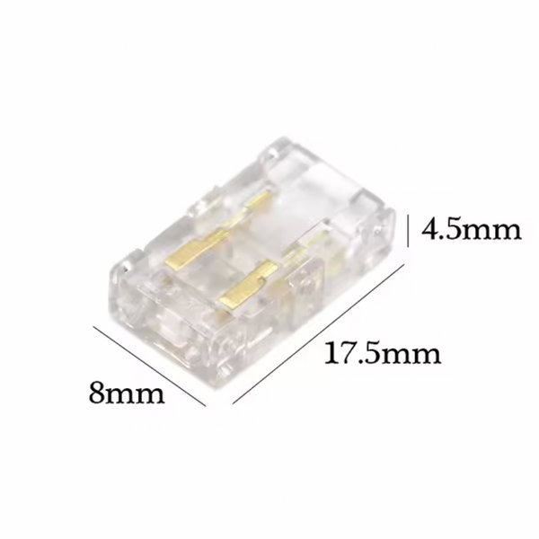Конектор для LED стрічки COB прямий 8мм 7771429 фото