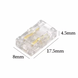 Конектор для LED стрічки COB прямий 8мм 7771429 фото 2